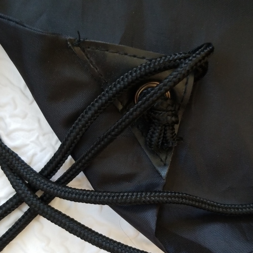 Modell's Black Classic Drawstring Backpack - image 3